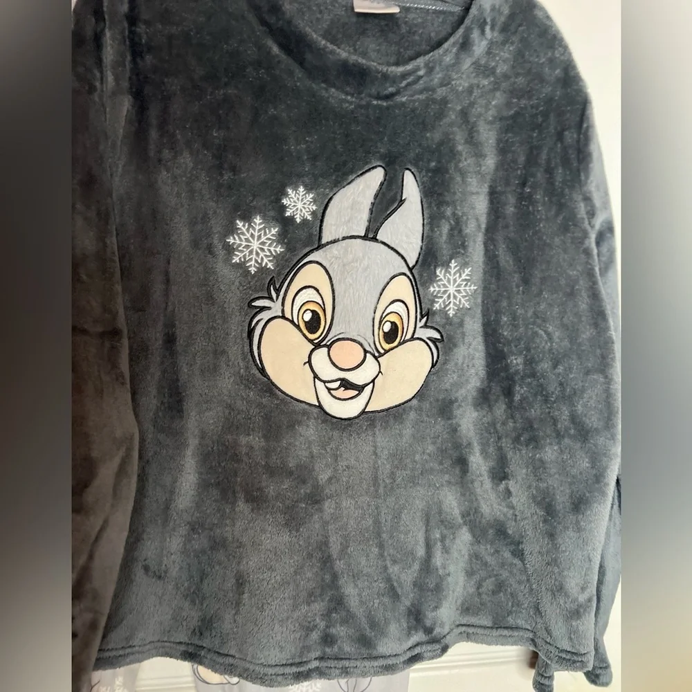 disney thumper pajamas Pajama Set Women’s Large  12/14 Joggers Pockets Tapered - Picture 2 of 10